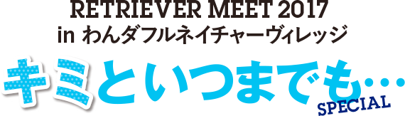 RETRIEVER MEET 2017 in わんダフルネイチャーヴィレッジ キミといつまでも・・・